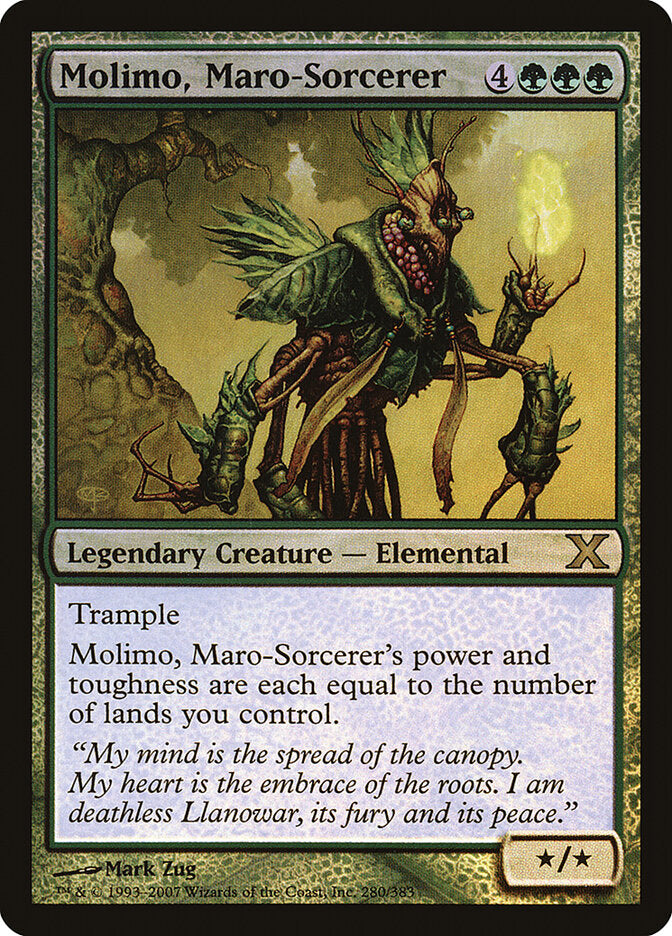 Molimo, Feiticeiro-maro / Molimo, Maro-Sorcerer - Magic: The Gathering - MoxLand