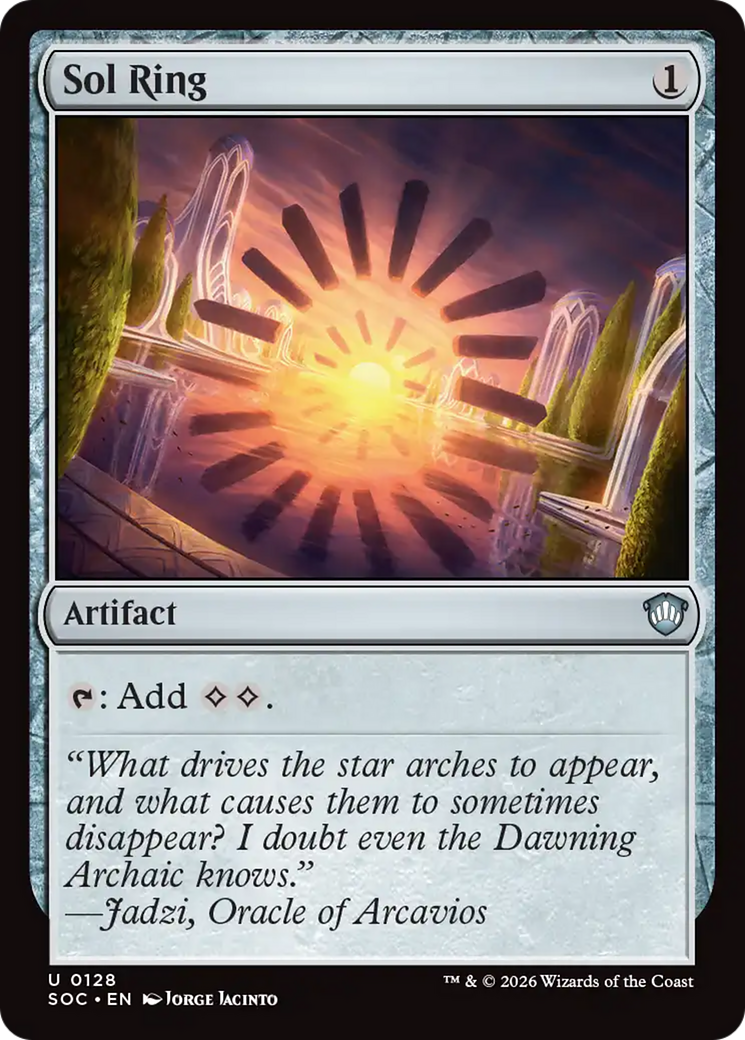 Anel Solar / Sol Ring - Magic: The Gathering - MoxLand