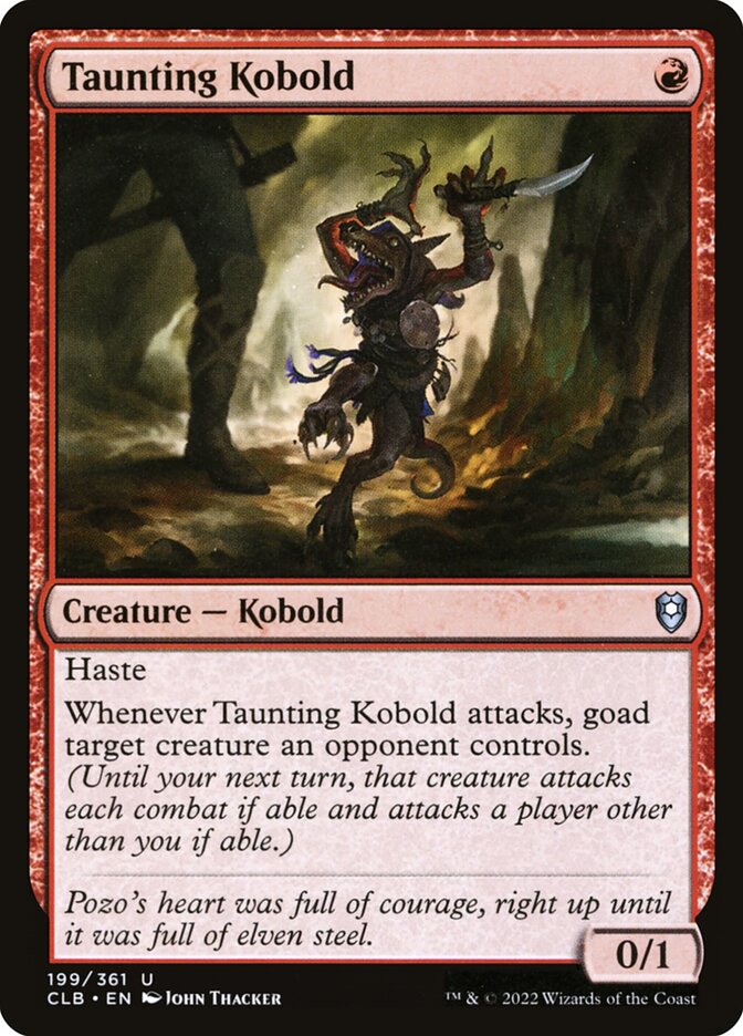 Kobold Provocador / Taunting Kobold - Magic: The Gathering - MoxLand