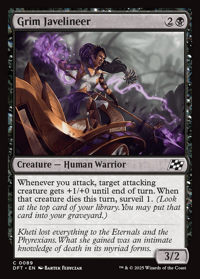 Zagaieira Sinistra / Grim Javelineer - Magic: The Gathering - MoxLand
