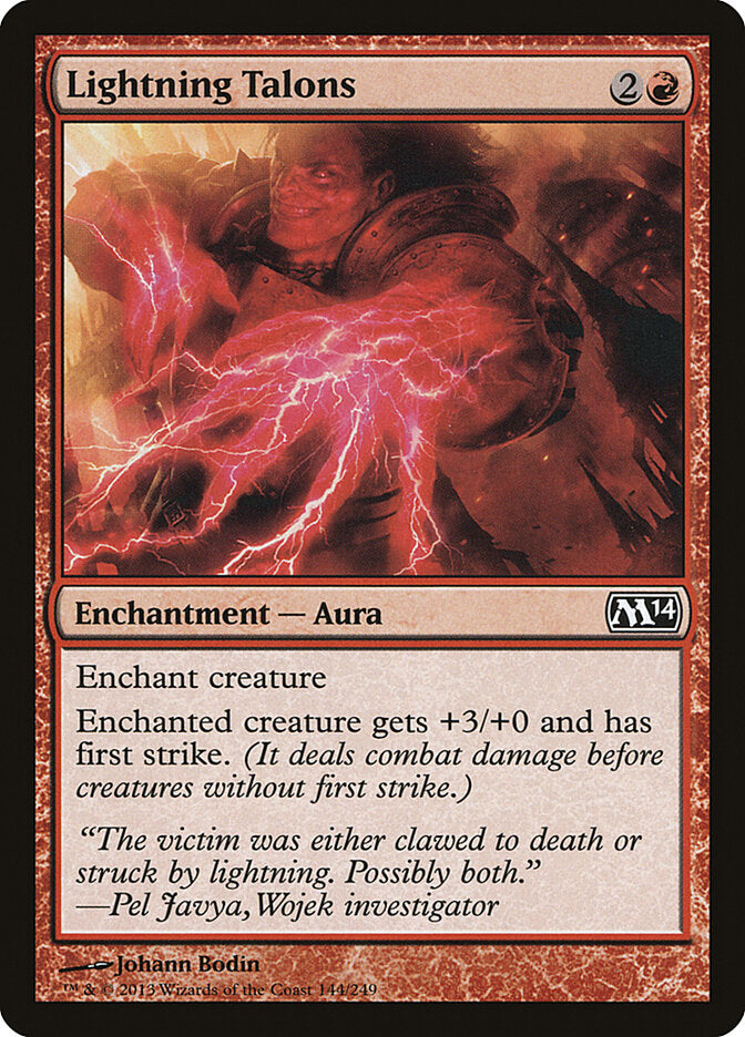 Garras de Relâmpago / Lightning Talons - Magic: The Gathering - MoxLand
