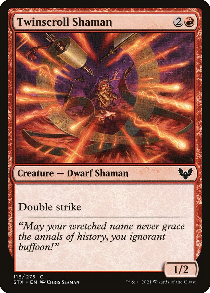 Xamã dos Pergaminhos Gêmeos / Twinscroll Shaman - Magic: The Gathering - MoxLand