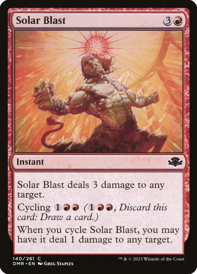 Explosão Solar / Solar Blast - Magic: The Gathering - MoxLand