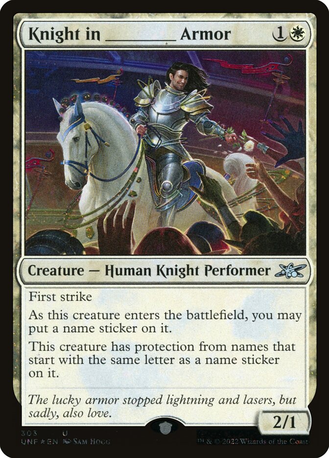 Knight in _____ Armor - Magic: The Gathering - MoxLand