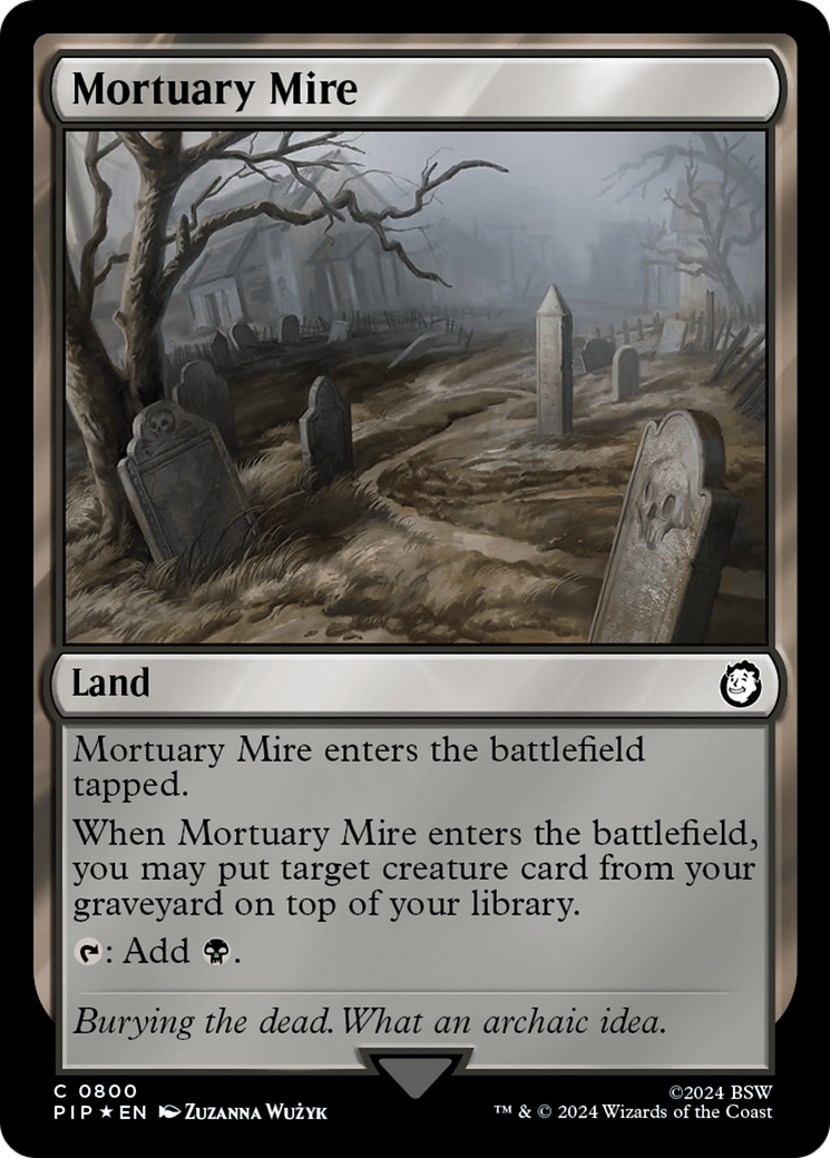 Lodaçal Mortuário / Mortuary Mire - Magic: The Gathering - MoxLand