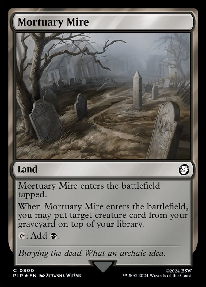 Lodaçal Mortuário / Mortuary Mire - Magic: The Gathering - MoxLand
