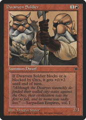 Anão Soldado / Dwarven Soldier - Magic: The Gathering - MoxLand