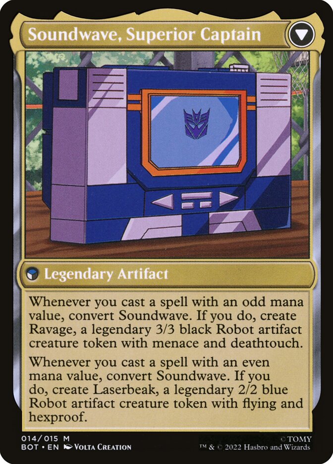 Soundwave, Espião Sônico / Soundwave, Sonic Spy - Magic: The Gathering - MoxLand