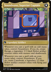 Soundwave, Espião Sônico / Soundwave, Sonic Spy - Magic: The Gathering - MoxLand