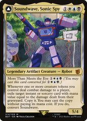 Soundwave, Espião Sônico / Soundwave, Sonic Spy - Magic: The Gathering - MoxLand
