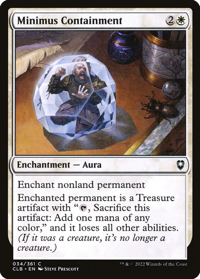 Contenção Reduzida / Minimus Containment - Magic: The Gathering - MoxLand