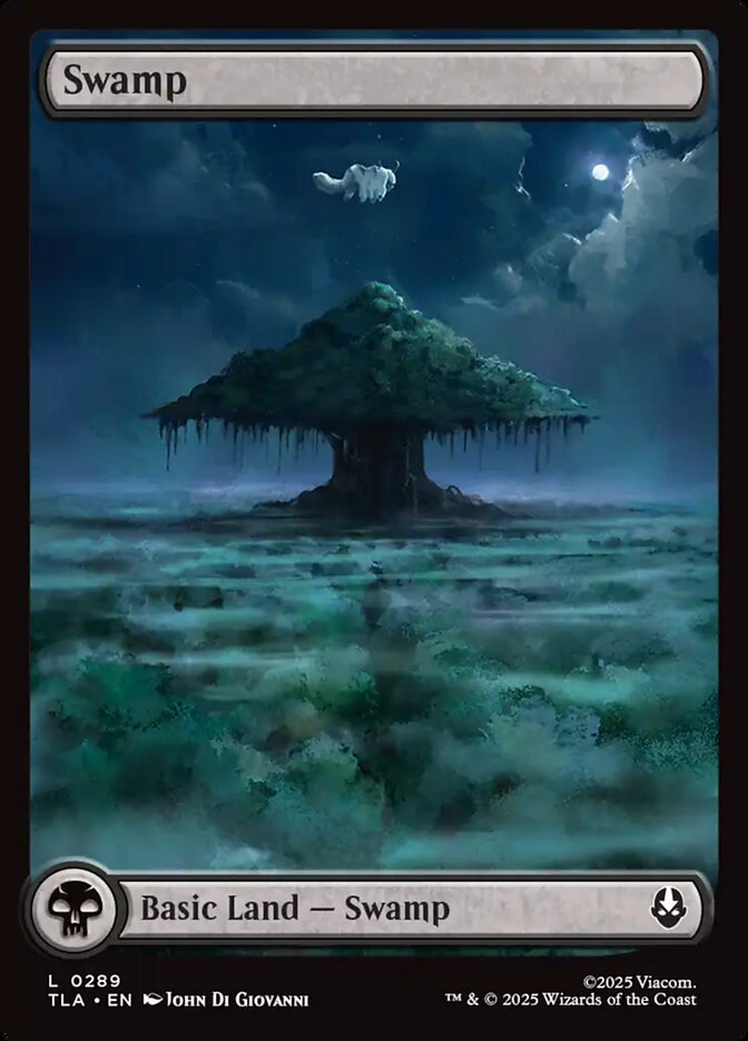 Pântano (#289) / Swamp - Magic: The Gathering - MoxLand