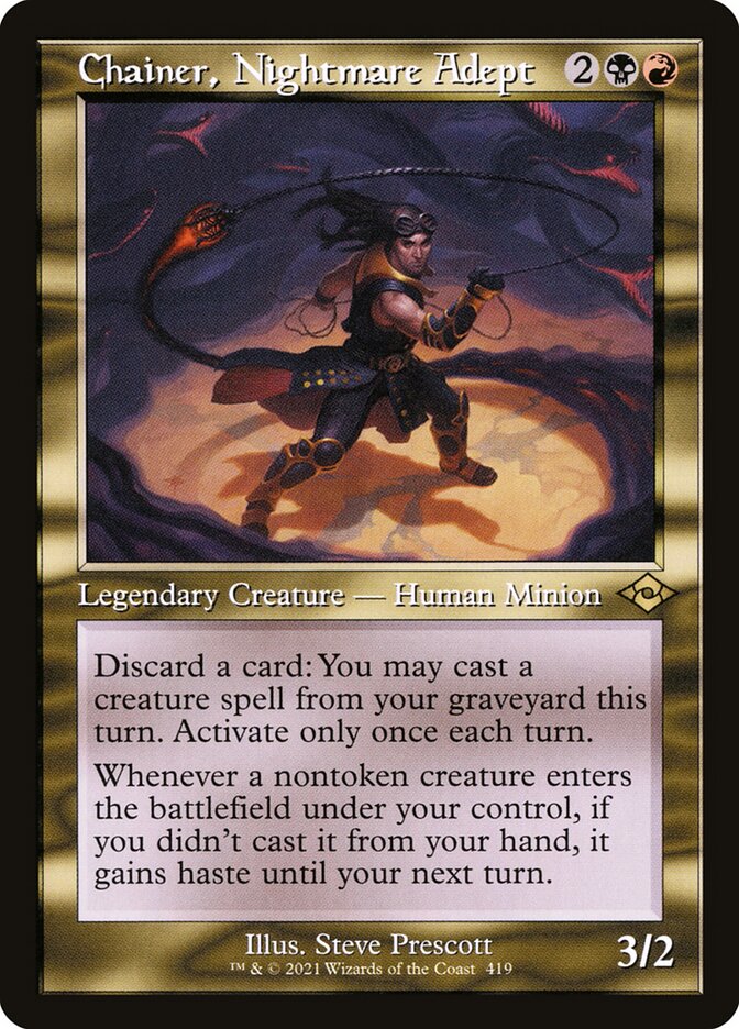 Chainer, Adepto de Pesadelos / Chainer, Nightmare Adept - Magic: The Gathering - MoxLand