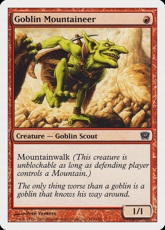 Goblin Montanhês / Goblin Mountaineer - Magic: The Gathering - MoxLand