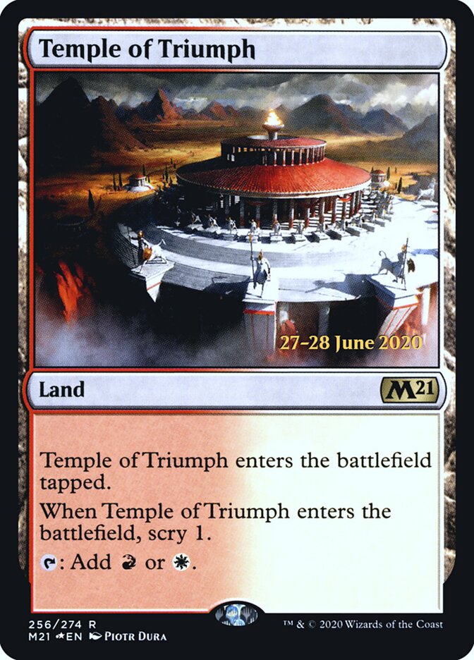 Templo do Triunfo / Temple of Triumph - Magic: The Gathering - MoxLand