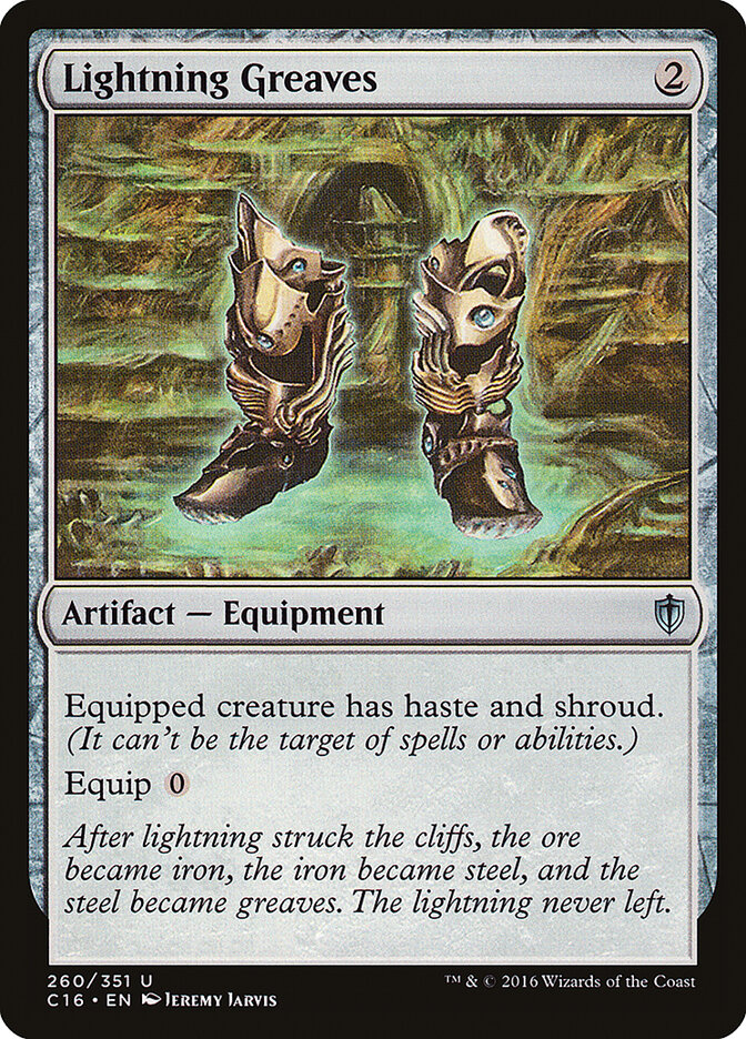Grevas Faiscantes / Lightning Greaves - Magic: The Gathering - MoxLand