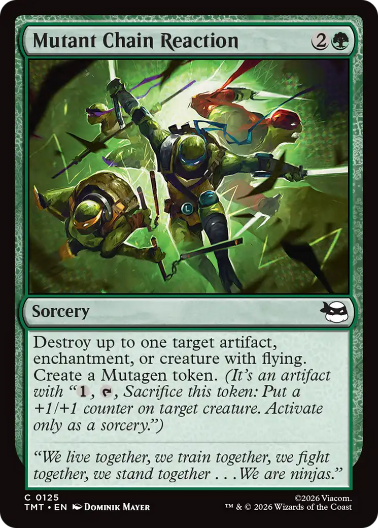 Mutant Chain Reaction - Magic: The Gathering - MoxLand