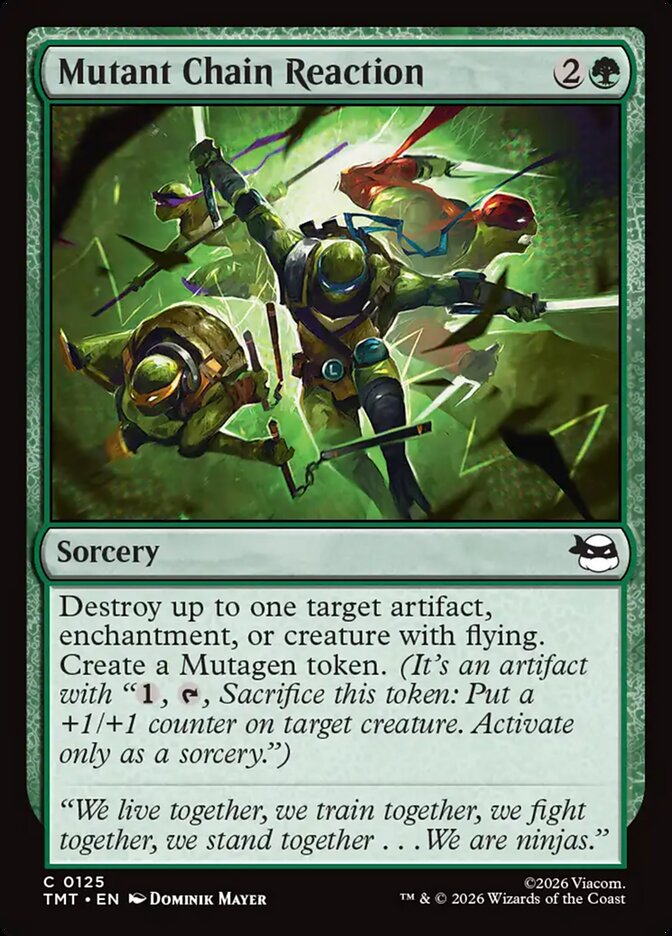 Mutant Chain Reaction - Magic: The Gathering - MoxLand
