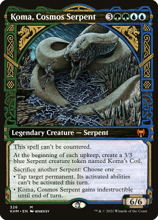 Koma, Serpente Cósmica / Koma, Cosmos Serpent - Magic: The Gathering - MoxLand