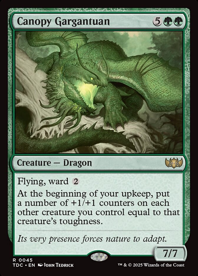 Canopy Gargantuan - Magic: The Gathering - MoxLand