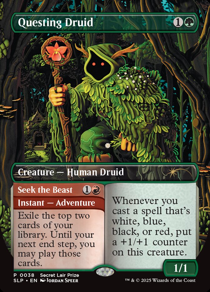 Questing Druid / Seek the Beast - Magic: The Gathering - MoxLand