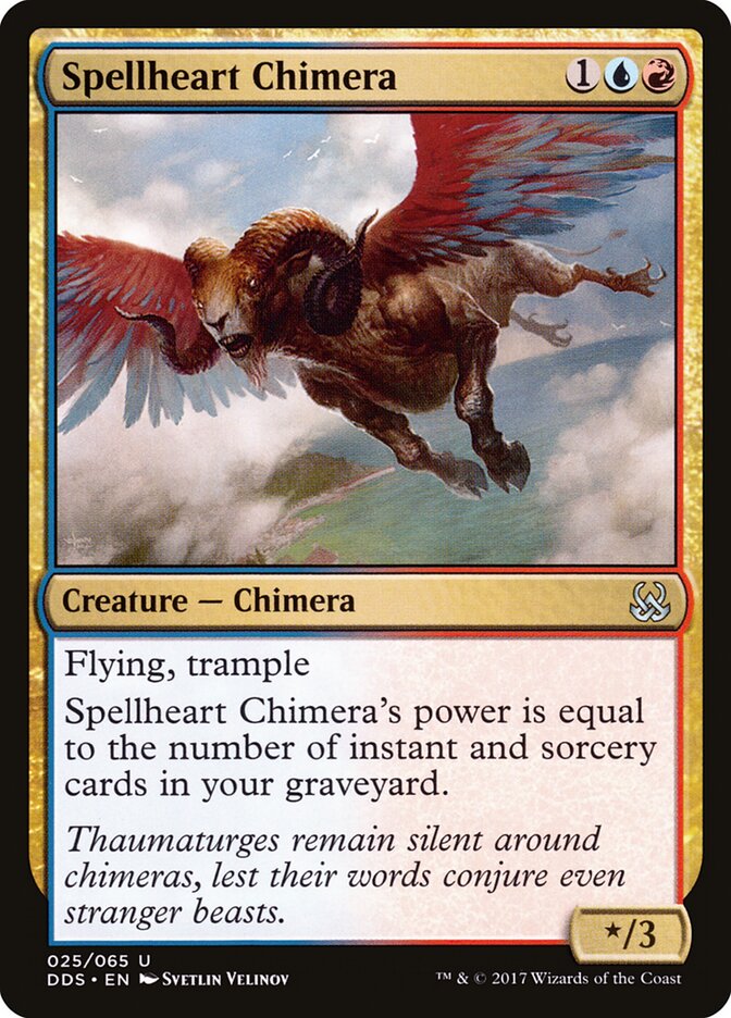Quimera Enfeitiçada / Spellheart Chimera - Magic: The Gathering - MoxLand