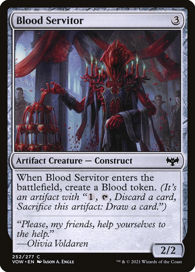 Serviçal de Sangue / Blood Servitor - Magic: The Gathering - MoxLand