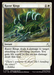 Anéis-navalhas / Razor Rings - Magic: The Gathering - MoxLand