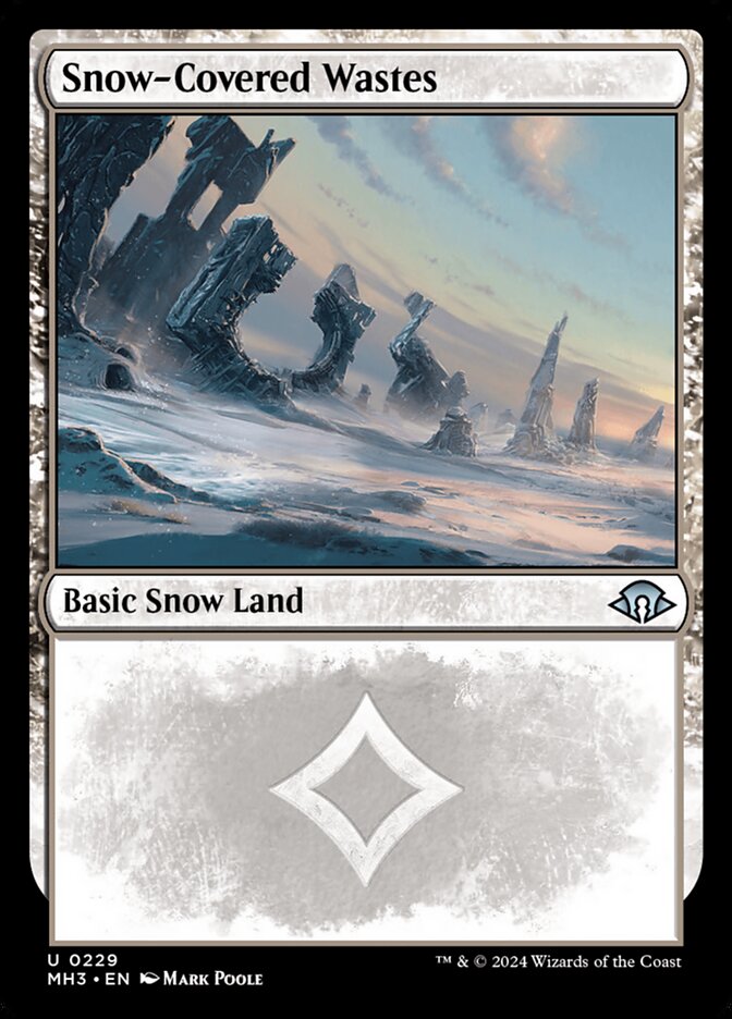 Ermos Nevados / Snow-Covered Wastes - Magic: The Gathering - MoxLand