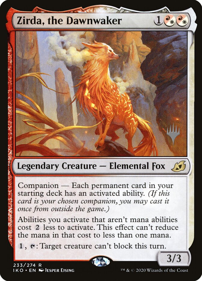 Zirda, o Brilho da Aurora / Zirda, the Dawnwaker - Magic: The Gathering - MoxLand