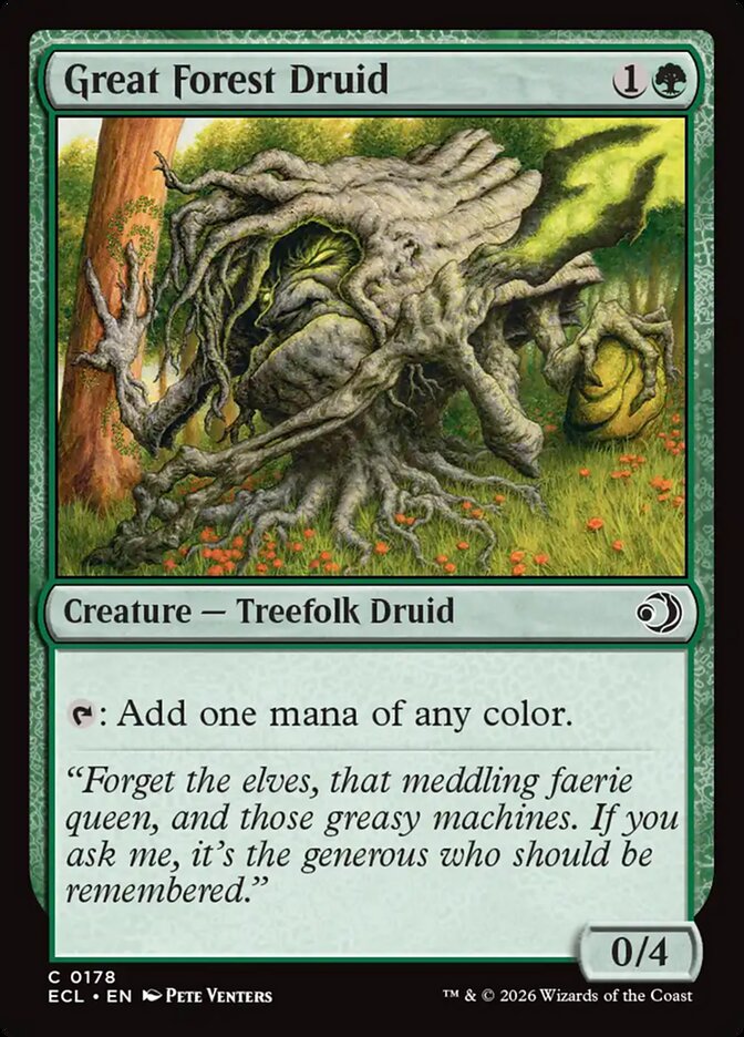 Druida da Grande Floresta / Great Forest Druid - Magic: The Gathering - MoxLand