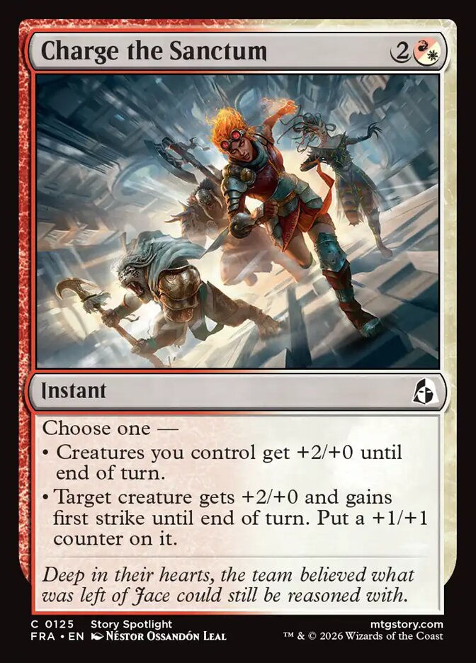 Charge the Sanctum - Magic: The Gathering - MoxLand
