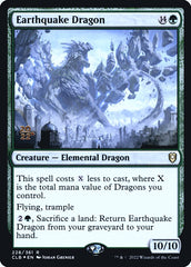 Dragão do Terremoto / Earthquake Dragon - Magic: The Gathering - MoxLand