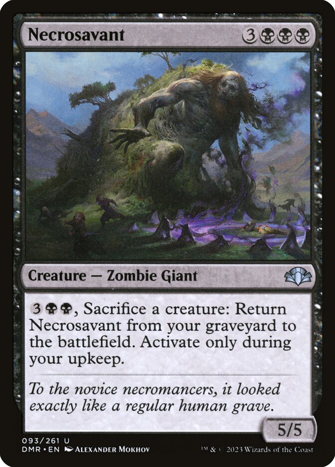 Necrossábio / Necrosavant - Magic: The Gathering - MoxLand