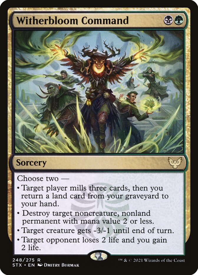 Comando de Murchaflor / Witherbloom Command - Magic: The Gathering - MoxLand