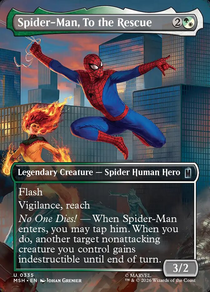 Spider-Man, To the Rescue - Magic: The Gathering - MoxLand