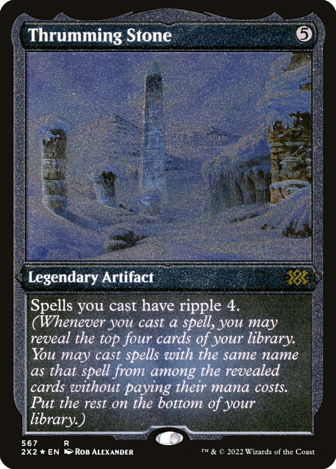 Pedra Sibilante / Thrumming Stone - Magic: The Gathering - MoxLand