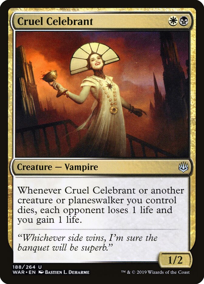 Celebrante Cruel / Cruel Celebrant - Magic: The Gathering - MoxLand
