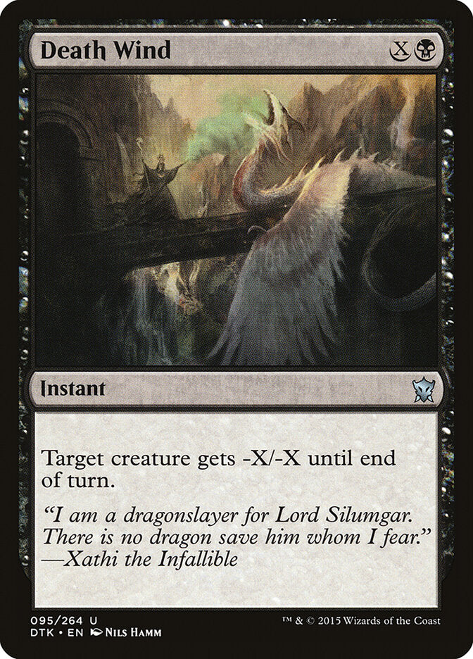 Vento da Morte / Death Wind - Magic: The Gathering - MoxLand