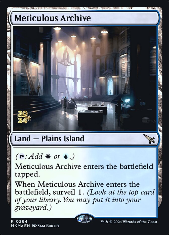 Arquivo Meticuloso / Meticulous Archive - Magic: The Gathering - MoxLand
