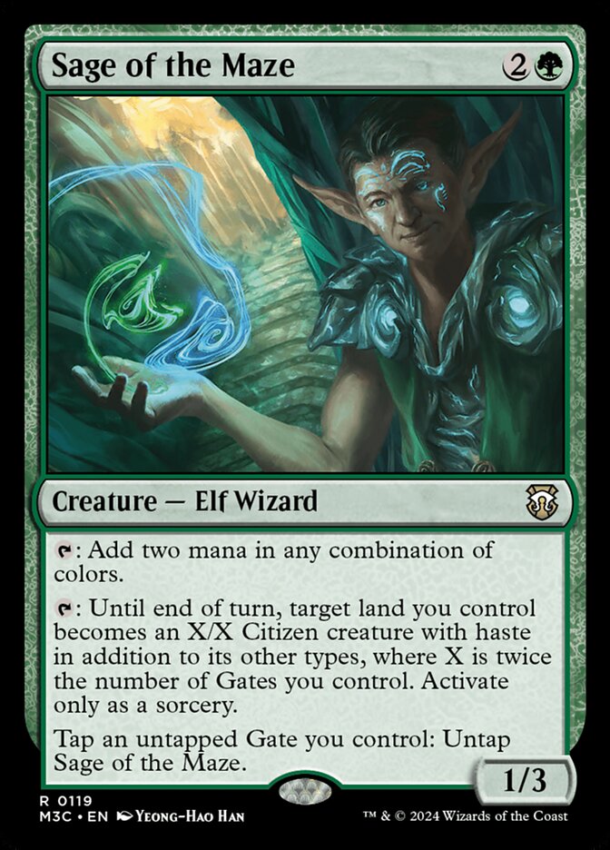 Sage of the Maze - Magic: The Gathering - MoxLand
