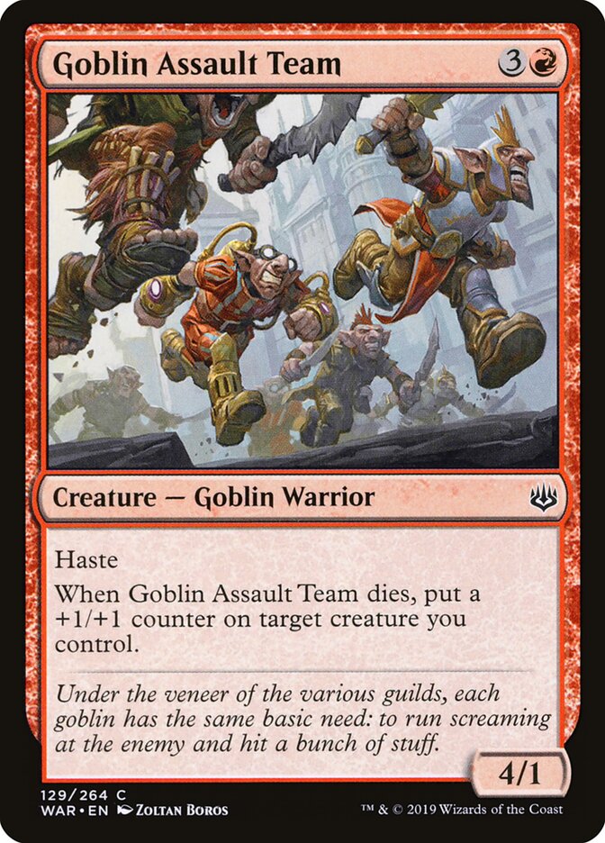 Equipe de Assalto Goblin / Goblin Assault Team - Magic: The Gathering - MoxLand