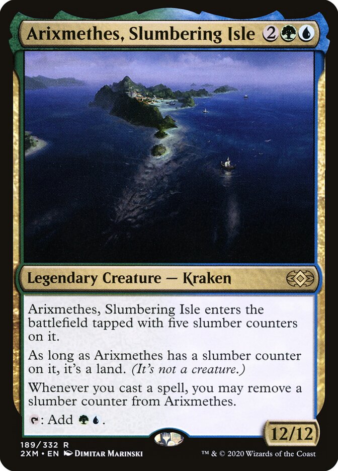 Arixmetes, Ilha Hibernante / Arixmethes, Slumbering Isle - Magic: The Gathering - MoxLand