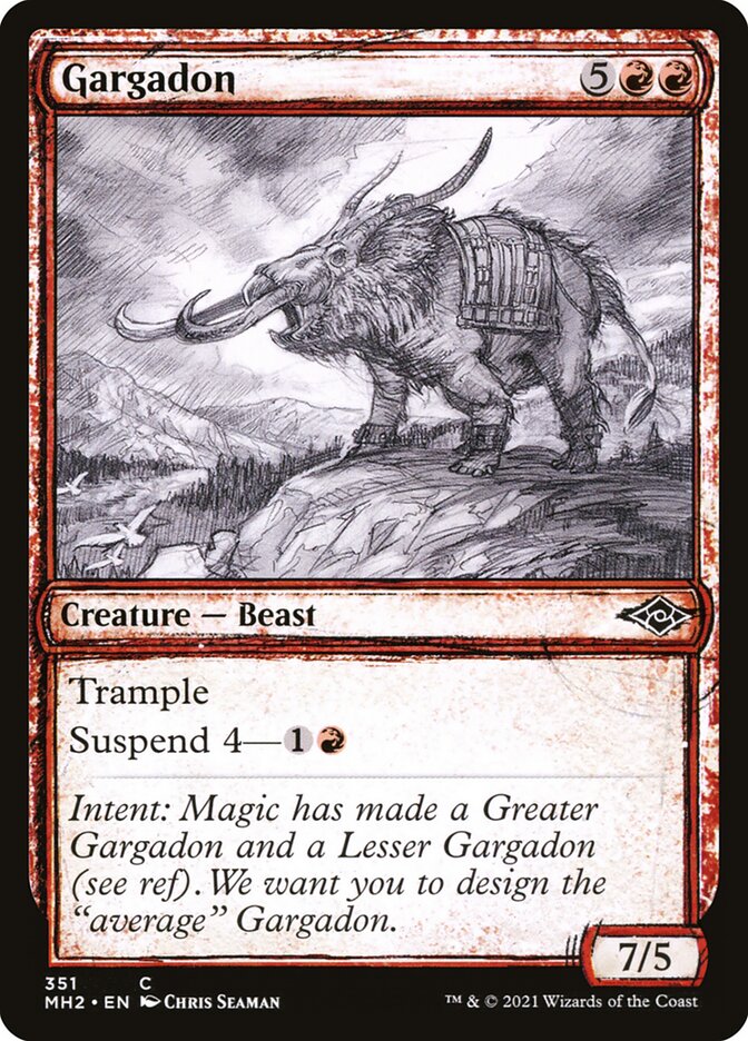 Gargadonte / Gargadon - Magic: The Gathering - MoxLand