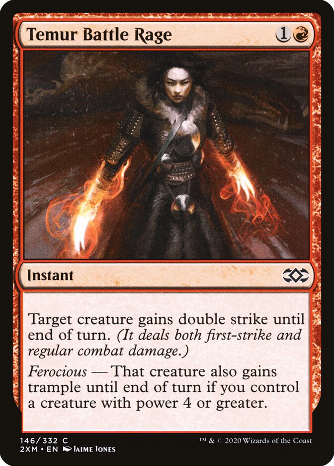 Fúria de Batalha Temur / Temur Battle Rage - Magic: The Gathering - MoxLand