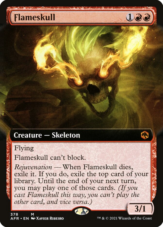Crânio Flamejante / Flameskull - Magic: The Gathering - MoxLand