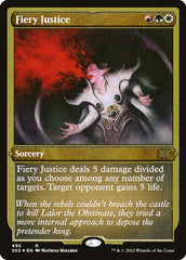 Justiça Flamejante / Fiery Justice - Magic: The Gathering - MoxLand