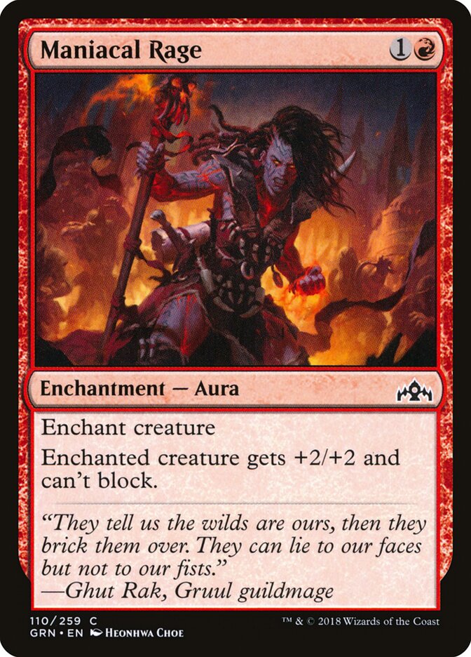 Fúria Maníaca / Maniacal Rage - Magic: The Gathering - MoxLand
