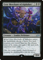 Gray Merchant of Alphabet - Magic: The Gathering - MoxLand