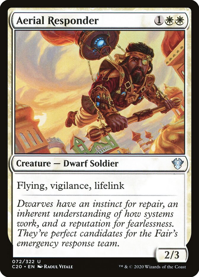 Socorrista Aéreo / Aerial Responder - Magic: The Gathering - MoxLand
